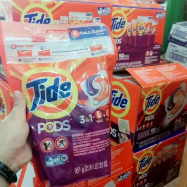 Viên nước giặt xả Tide Pods 42 viên của Mỹ