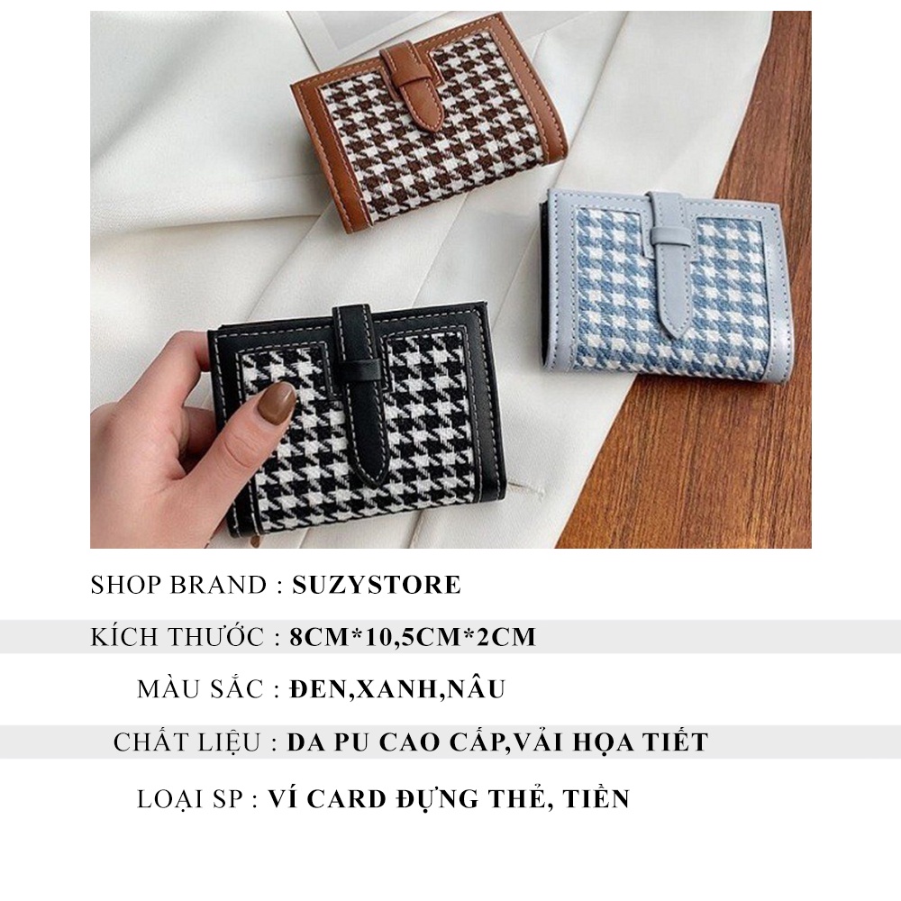Ví nữ cầm tay đựng thẻ tiền mini tiện lợi nhỏ gọn thời trang cho nữ MS1