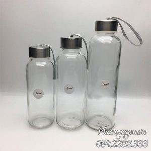 bình thủy tinh 350ml có dây [hongmaigiadung]