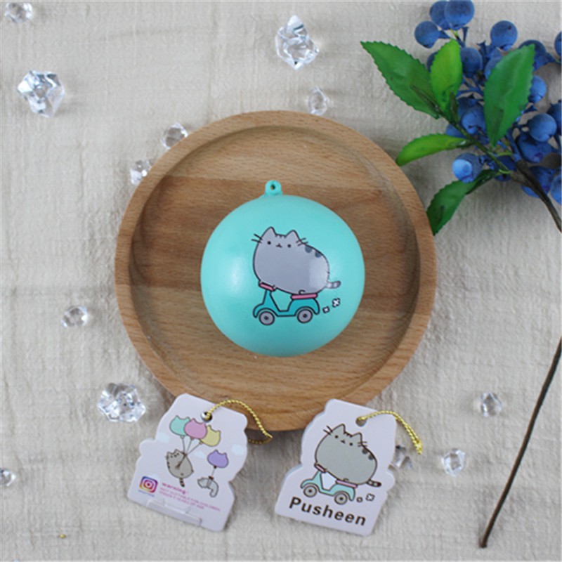 Đồ Chơi Nắn Bóp Đàn Hồi Giúp Giảm Stress Hình Bánh Bao Mèo Pusheen