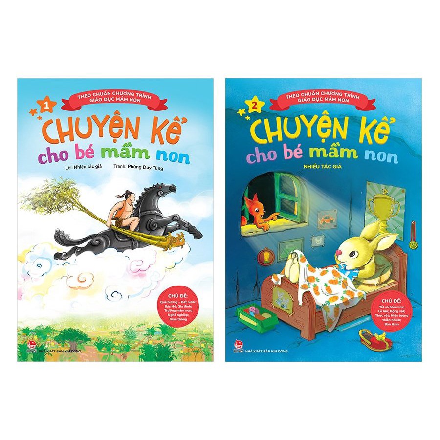 Sách - Combo Chuyện Kể Cho Bé Mầm Non (Tập 1+Tập 2) - Theo Chuẩn Chương Trình Giáo Dục Mầm Non