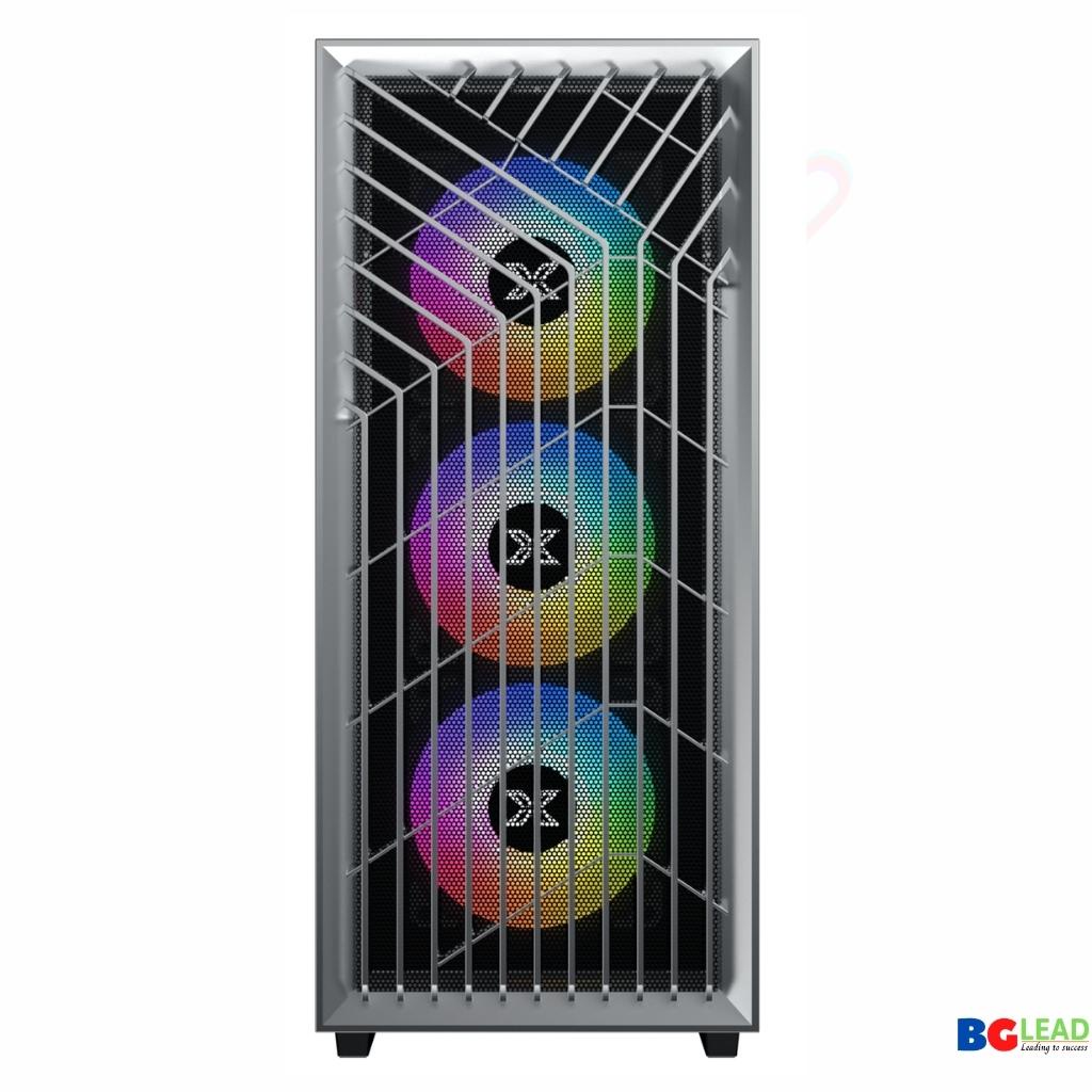 Vỏ case máy tính | Thùng máy tính XIGMATEK LUX G SHADOW 3FX - PREMIUM GAMING ATX, KÈM 03 FAN XIGMATEK X22ARGB