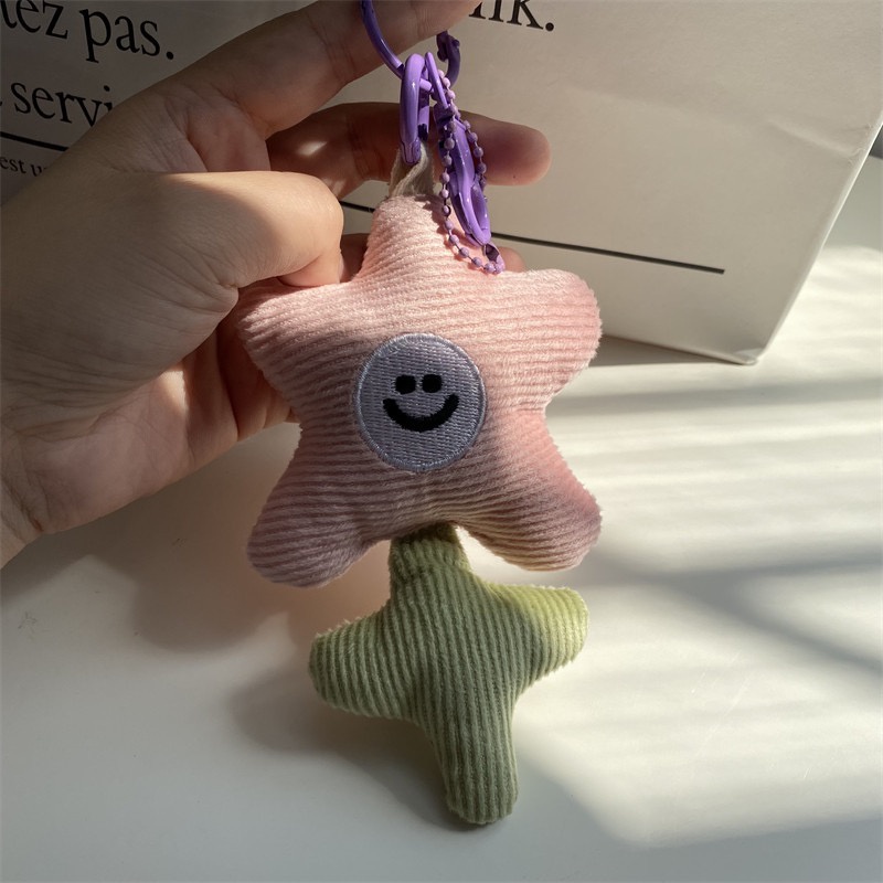 Móc khóa hình gấu chó thỏ hoạt hình dễ thương phụ kiện túi xách thời trang Hàn Quốc