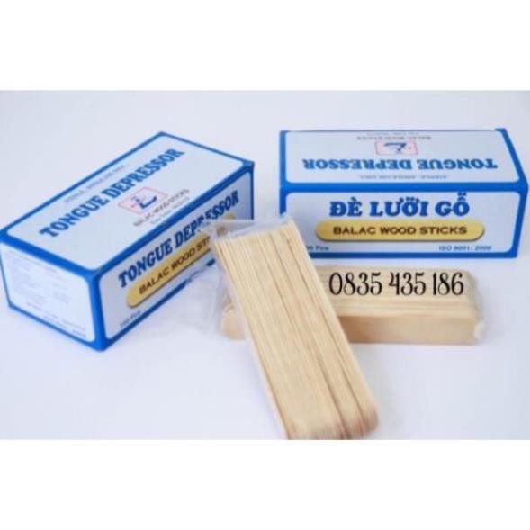 Que Đè Lưỡi Tiệt Trùng (Hộp 100 cái)