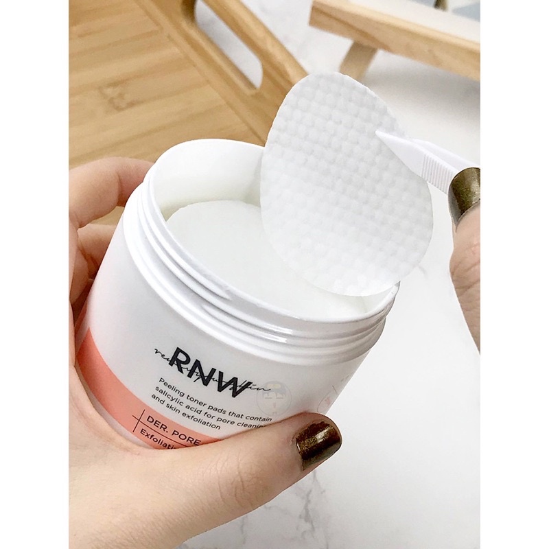 BHA Toner Pad tẩy tế bào da chết nhẹ nhàng cho da RNW / Ruwei
