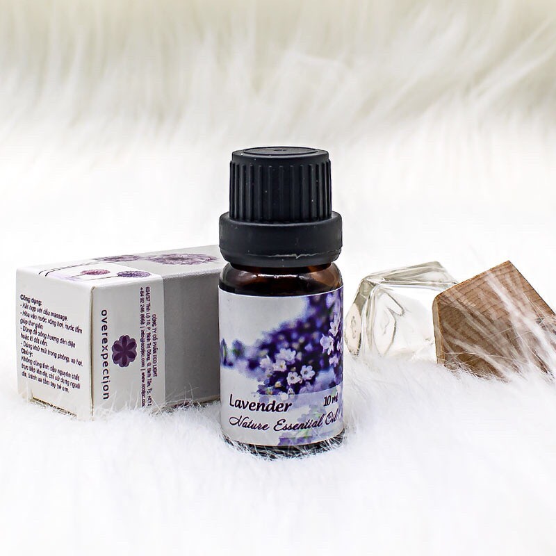 Tinh dầu Oải Hương Pháp (Lavender) 10ml (Tặng 1 lọ treo khuếch tán thủy tinh 19k)