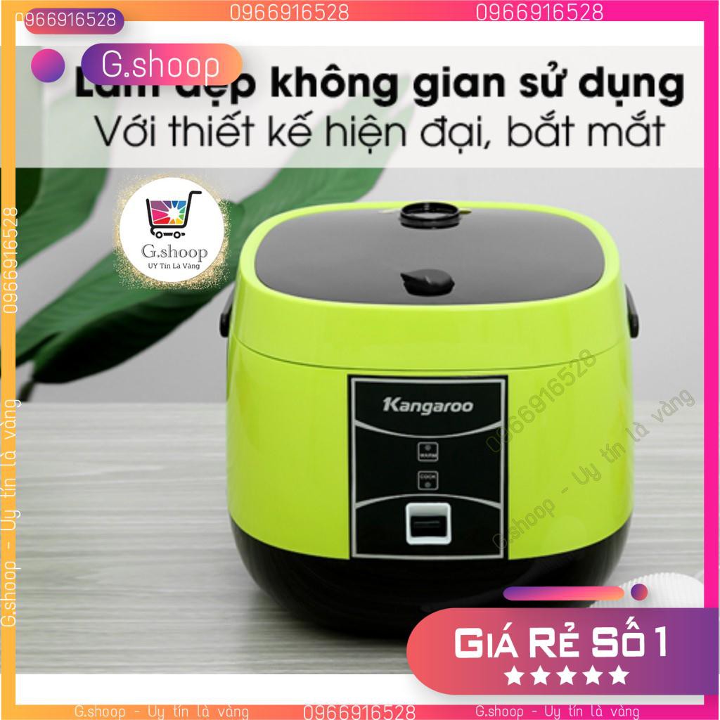 Tặng Kèm muôi xới cơm Nồi cơm Điện Quai xách Kangaroo KG22R1 2,2 lít