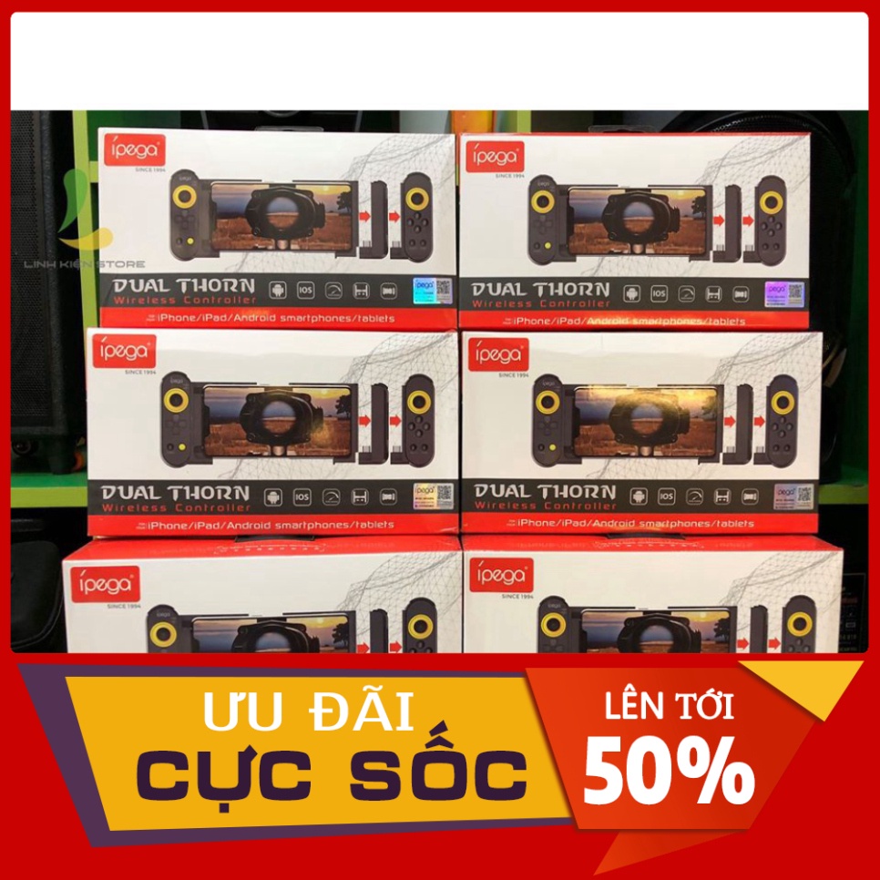 QÚA KINH KHỦNG Tay cầm chơi game điện thoại Ipega 9167 Hỗ trợ IOS 13.4 trở lênBảo Hành 3 tháng $$$$