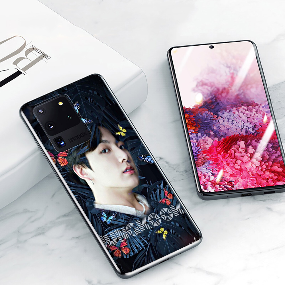 Ốp Điện Thoại Trong Suốt In Hình Bts Cho Samsung J4 Core J6 J8 Note 8 9 10 Lite Plus Prime 2018 C22