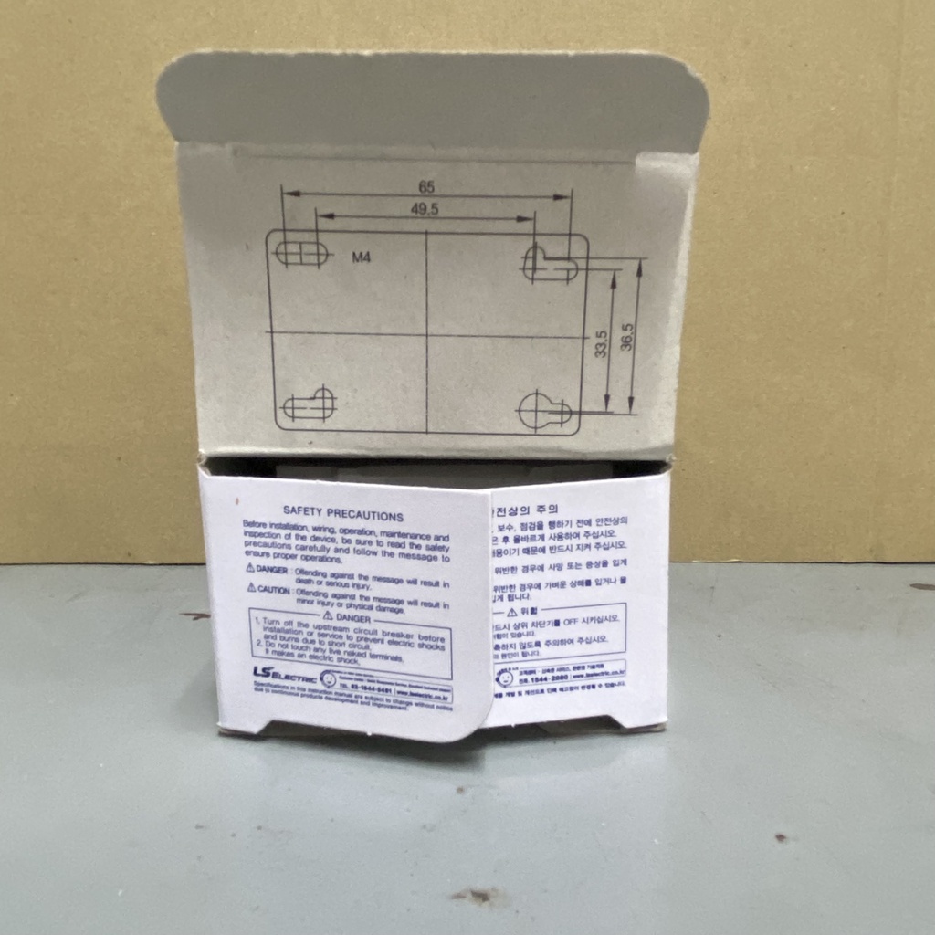 Khởi Động Từ Contactor LS chính hãng MC-6a 3P 6A Coil 220VAC