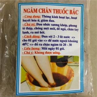 Bột ngâm chân thuốc bắc (20 gói)/2 túi