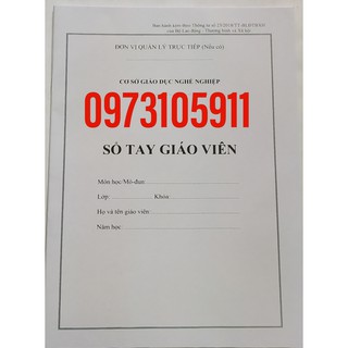 10 quyển sổ tay giáo viên mẫu mới TT 23