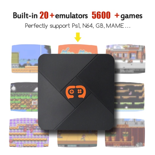 Máy chơi game stick 4 Nút HDMI không dây XS-5600 có thể tải thêm trò chơi, Box tivi tích hợp máy chơi game cổ điển