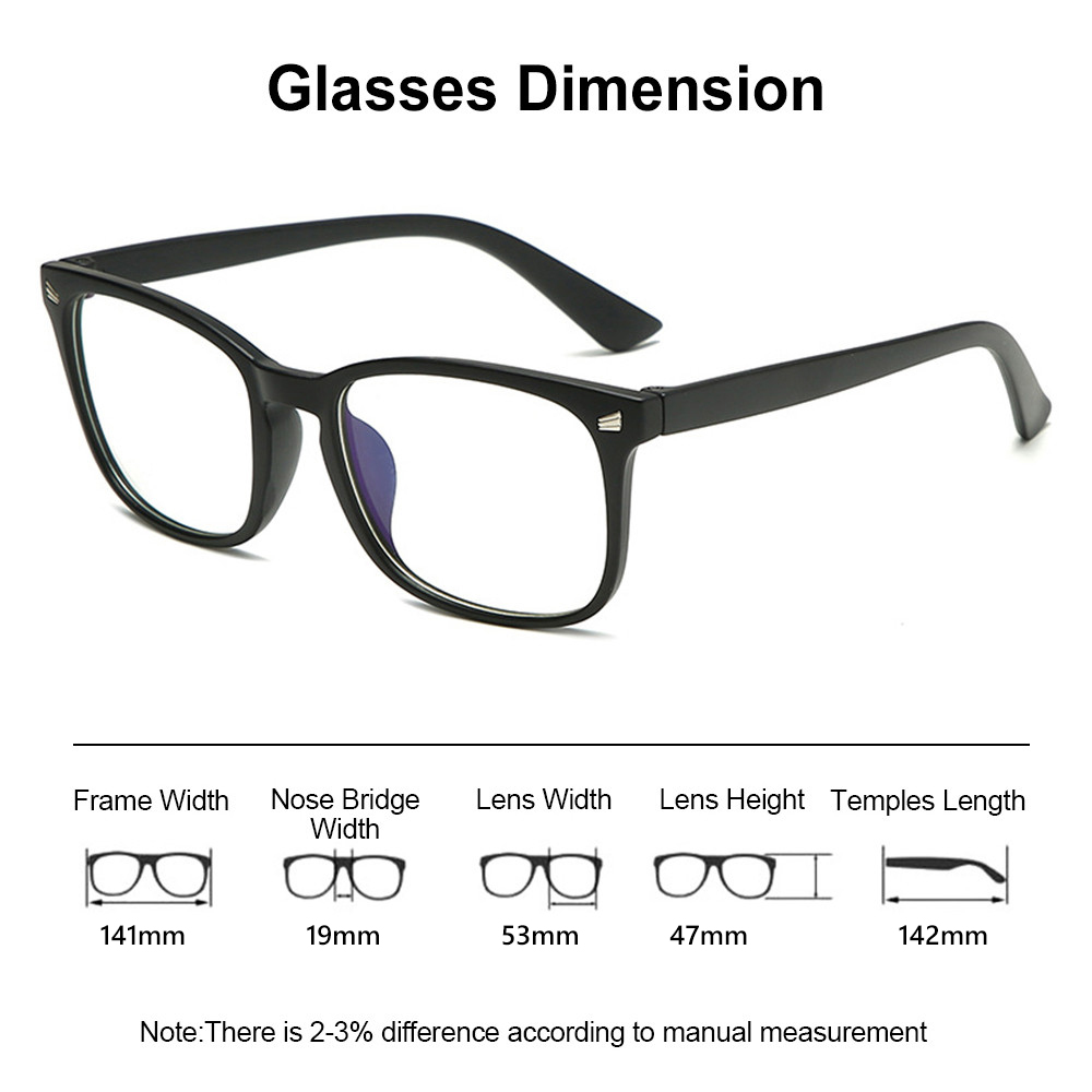 💋MAX Unisex Anti Blue Light Glasses Anti Glare Video Gaming Glasses Office Computer Glasses Goggles Flexible Blue Light Blocking Anti...
