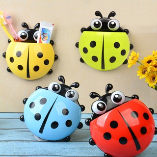 BOBO 4 color cartoon ladybug toothbrush holder baby toothbrush case