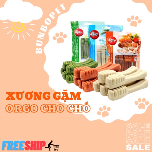 Xương Gặm Orgo Cho Chó Sạch Răng - Thơm Miệng - Bổ Sung Canxi