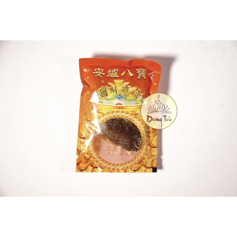 Túi Bát Bửu kim sa 8 món đặt bát nhang, bốc bát nhang cầu tài lộc - Túi vàng VIP - Túi Bát Bảo