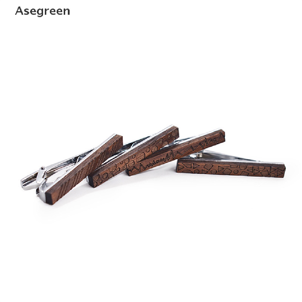 Kẹp Cà Vạt Bằng Gỗ Phong Cách Retro Lịch Lãm Cho Nam