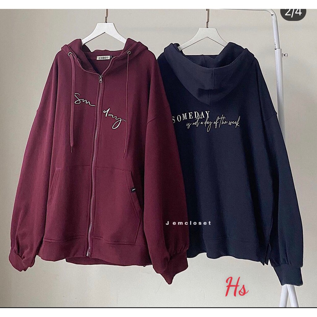 Áo khoác someday Chất liệu nỉ cotton dày dặn SHOP Q&V SP000467 | BigBuy360 - bigbuy360.vn