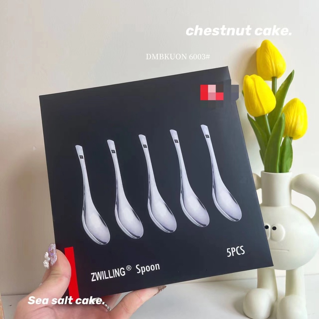 PVN44298 Hộp 5 Thìa inox 304 hiệu Zwilling Đức Giá Rẻ