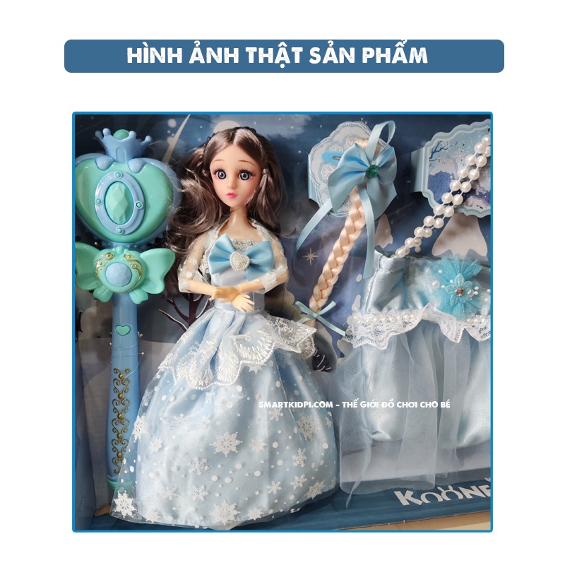 - Búp bê elsa công chúa băng, búp bê công chúa đồ chơi cho bé gái, hộp quà tặng cho bé