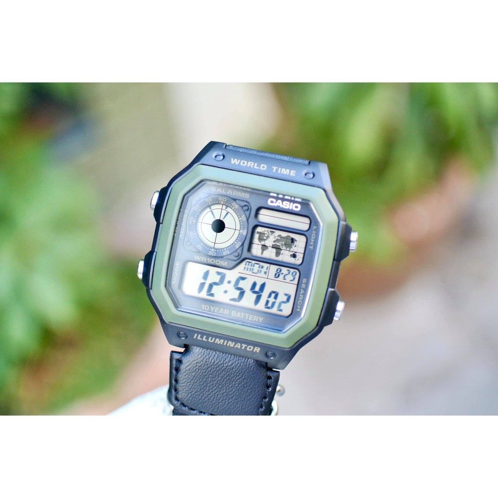 Đồng hồ nam Casio AE-1200WHB-1BVDF