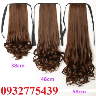 Tóc giả cột xoăn tơ nhật TH25
