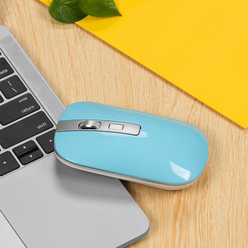 Chuột Không Dây RGB Quang Học 1600dpi Thiết Kế Nhỏ Gọn Không Gây Tiếng Ồn Thời Trang