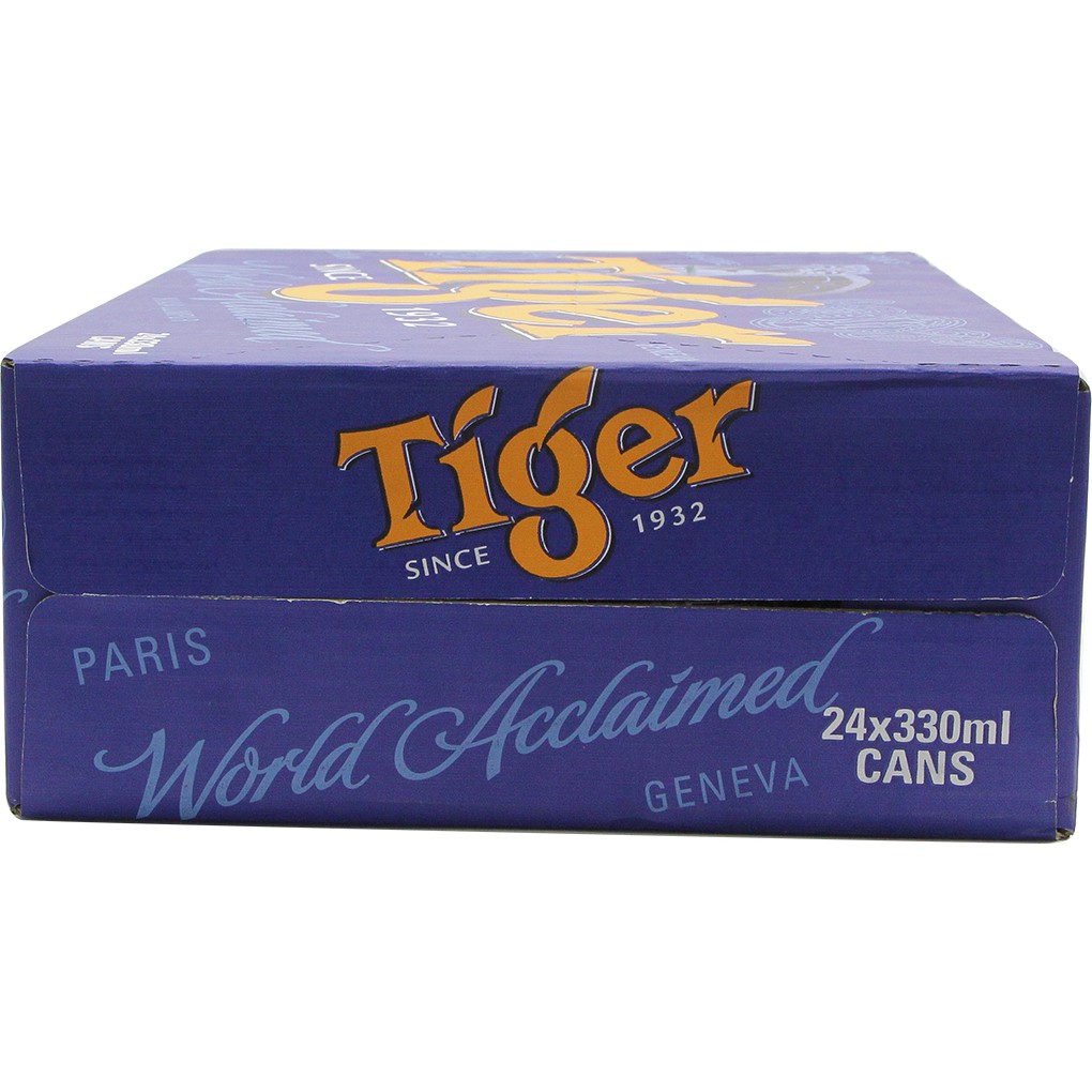 [Mã GROMST5 giảm 10% đơn 199K] Thùng 24 Lon Bia Tiger 330ml