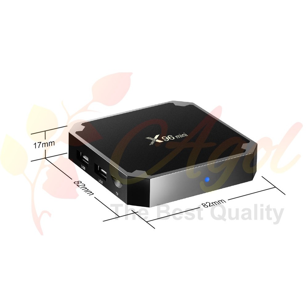 X96 MINI 5G Wifi kép bluetooth 2G RAM 16G ROM PHỤ KIỆN IR, AV, ĐẾ DÁN CÀI SẴN ỨNG DỤNG XEM TRUYỀN HÌNH CÁP VÀ PHIM HD