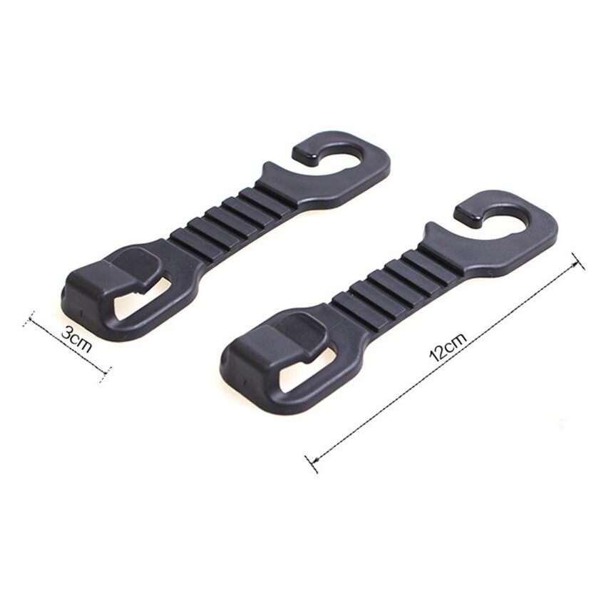 Móc treo đồ xe máy ô tô nhỏ gọn tiện lợi  móc treo đa năng gắn tựa đầu treo đồ vật sau ghế ô tô, xe hơi chịu tải SIGO