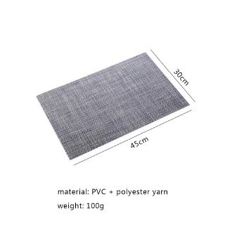 Simple Waterproof Insulation Mat Food Dining Table Kitchen Tableware