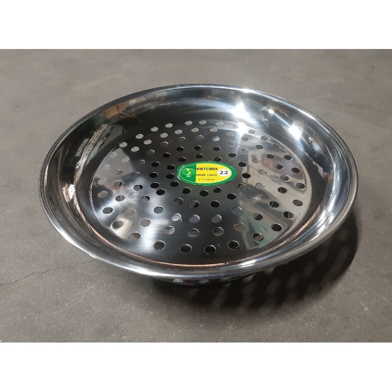 Xửng hấp inox có chân đế 20,22,24,vỉ hấp inox 20 cm,22cm,24 cm,Kết hợp 2 trong 1 xửng hấp đĩa đựng hoa quả