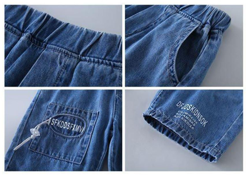 Quần Jeans Lửng Thời Trang Dành Cho Bé Trai