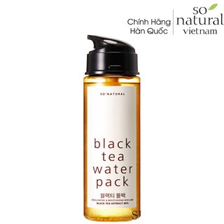 Toner Trà Đen Cấp Ẩm Dưỡng Da Black Tea Water Pack 84 So Natural Hàn Quốc l Nhập Khẩu Chính Hãng Hàn Quốc
