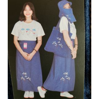 Váy chống nắng jean thêu tay cao cấp giá ưu đãi còn 150k