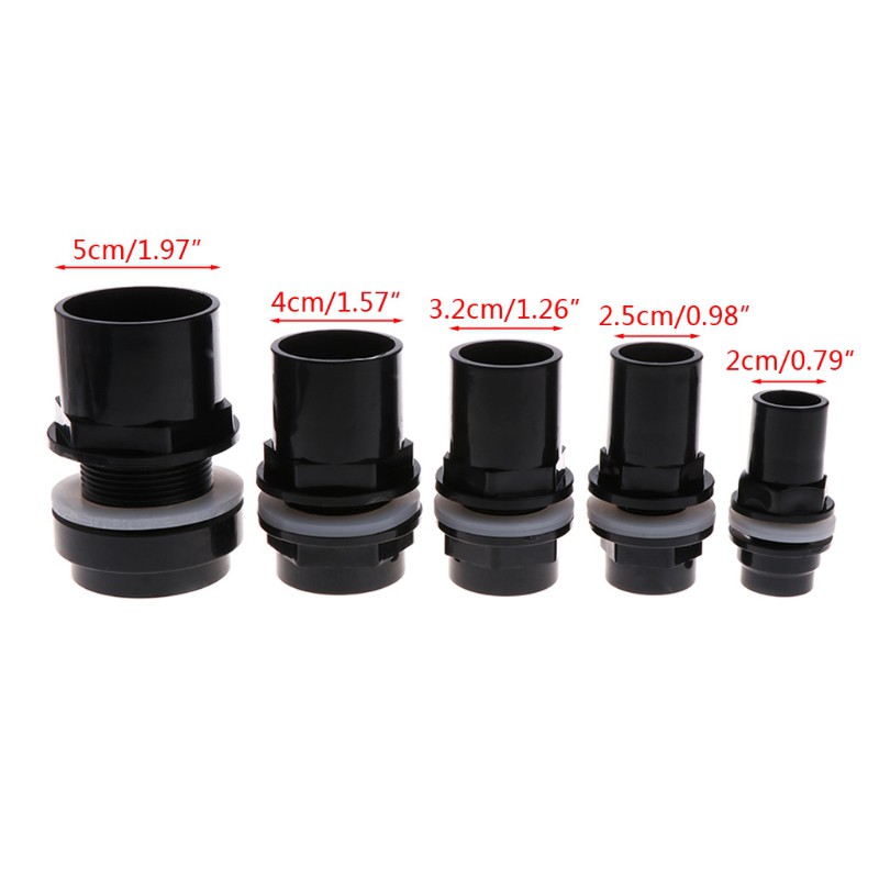 Đầu nối ống nước bể cá 20 / 25 / 32 / 40 / 50mm chuyên dụng