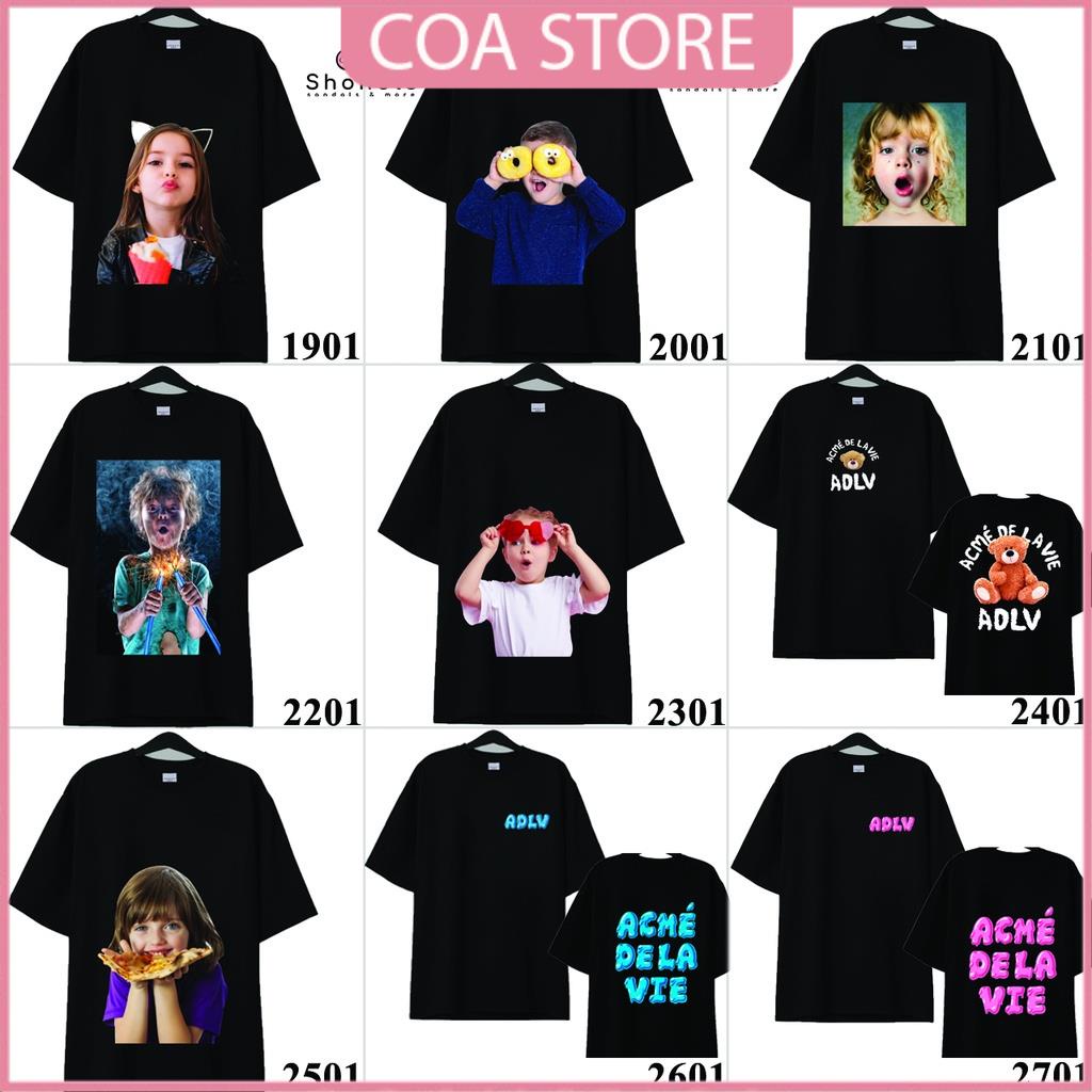 Áo ADLV Thun Cotton 2 chiều 24 Mẫu Hot Vải Cotton - ATAL Đen - Link 1 COA STORE