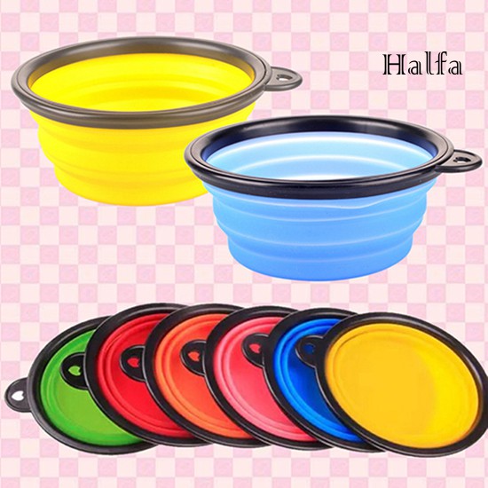 Tô Silicon Đựng Thức Ăn Cho Thú Cưng Có Thể Gấp Gọn Tiện Dụng