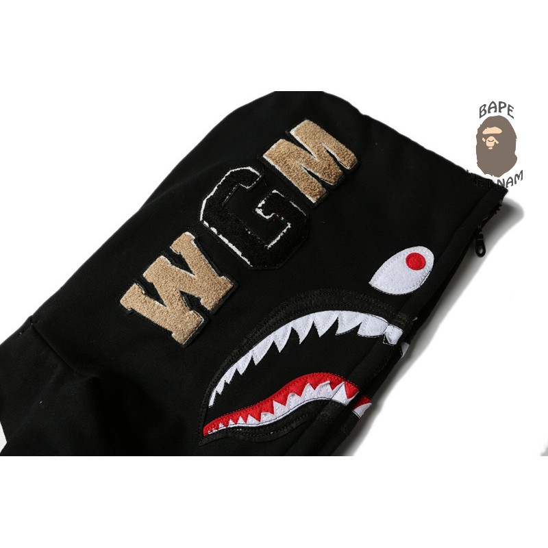 [ODER + FREESHIP] Jacket Bape Shark x Puma fullzip , Áo khoác Hoodie Bape Cá Ngáo