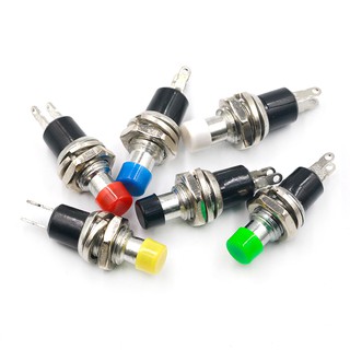 [10 Cái] PBS-110 7MM Nút ấn tạm thời Công tắc ấn nút đặt lại Công tắc bật tắt tạm thời Nút nhấn Micro SwitchThông thường Mở KHÔNG