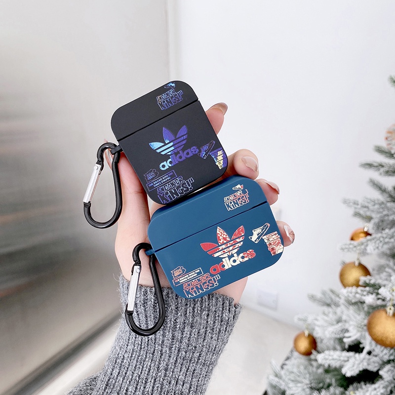 Vỏ Bảo Vệ Hộp Sạc Tai Nghe bluetooth airpods 1 / 2 / 3nd airpods pro2 Bằng tpu In Logo adidas Thời Trang