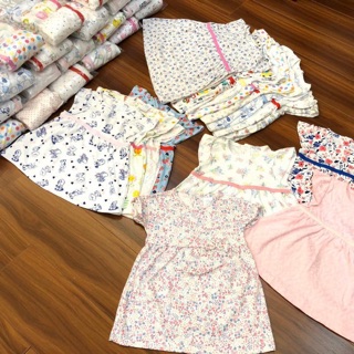 Set 3 váy cotton cho bé gái