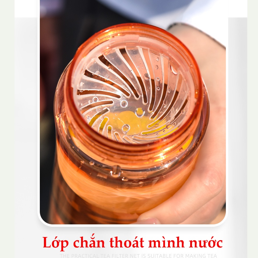 Bình Nước, Bình nước thể thao mang đi làm đi tập gym dung tích 700ml có lớp ngăn BN23