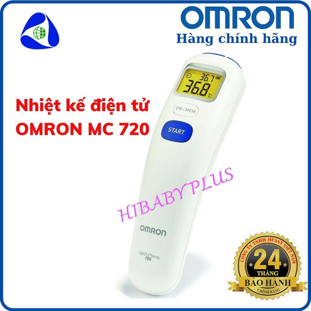 Nhiệt kế điện tử OMRON MC 720 chính hãng - bảo hành 2 năm