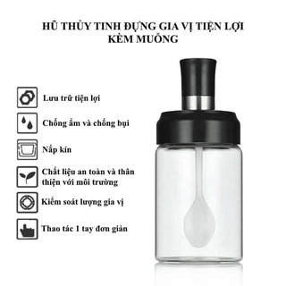 Lọ thuỷ tinh đựng gia vị