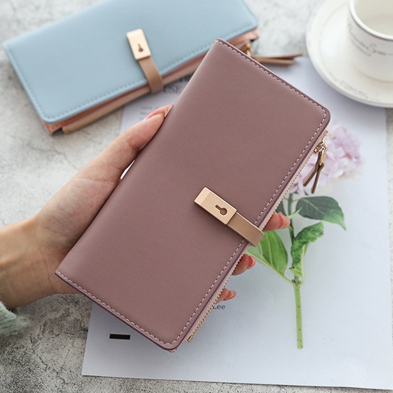 Ví Da Pu Dài Thời Trang Dành Cho Nữ