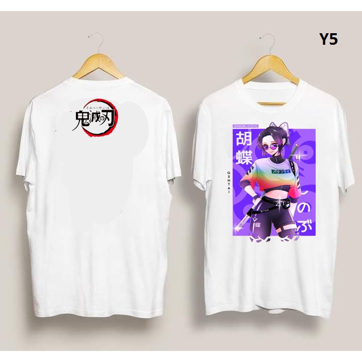 ÁO THUN TAY LỠ NAM NỮ - UNISEX-KIMETSU NO YAIBA IN 2 MẶT
