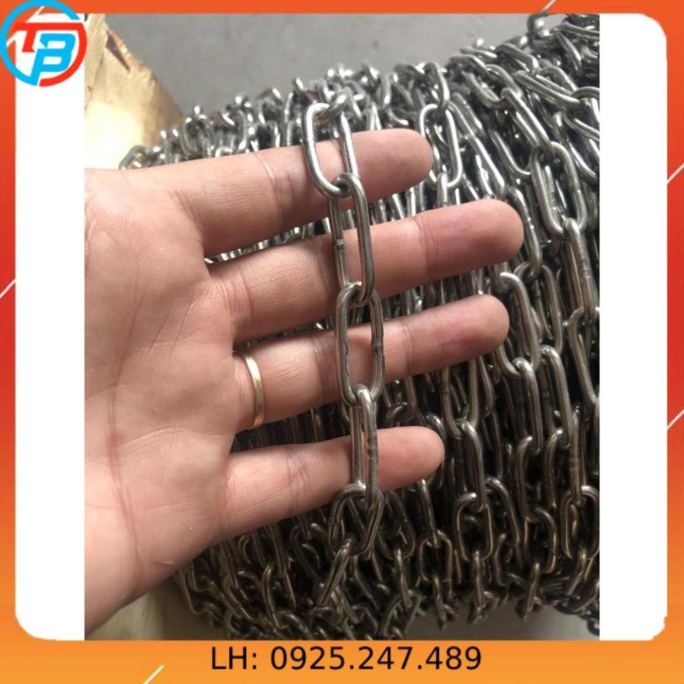 Dây xích INOX 304 Phi [ 8mm ] CÁP THÉP Thái Bình VinàN