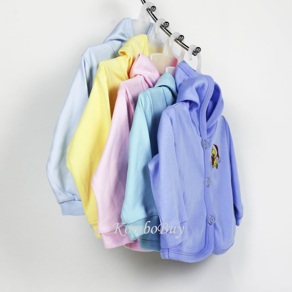 Áo khoác màu có NÓN Miatop cho bé sơ sinh (được chọn màu và size)